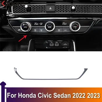 Honda Civic Sedans 2022 2023 11 Center Console Sloksnes Segtu Apdares Interjera Molding Piederumi Stils Nerūsējošā Tērauda