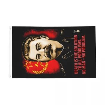 Sabiedroto Nāciju organizācijas josifa Staļina Karoga Double Sided Iekštelpu Āra Banner PSRS Komunistisko Krieviju Poliestera Mājas Istabā Kopmītnes Sienu Dekori