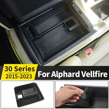 2015-2021 Toyota Alphard 30 Modificētu Elkoņbalsti Box Storage Box Atdalītas Lodziņā Vellfire 30 Sērijas Centrālo Kontroles 2020 2018 2019