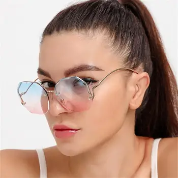 izsmalcinātu robežām, apdares saulesbrilles retro krāsu gradientu unisex saulesbrilles alpīnisma velo brilles vasaras aizsargbrilles