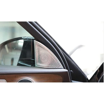 2gab Automašīnas Durvis Stereo Skaļrunis Apdares Uzlīmes auto Tweeter Apdare Priekš Mercedes Benz E Klases W213 E200l E300l 2016 -17 Auto Stils