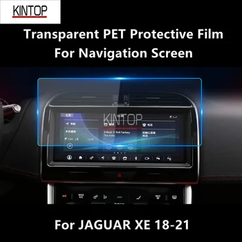 Par JAGUAR XE 18-21 Navigācijas Ekrāns Pārredzamu PET aizsargplēvi Anti-scratch Remonts Filmu Accessorie Pielāgot