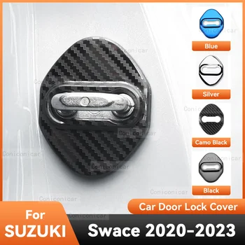 Par SUZUKI SWACE 2020-2023 Piederumi, Auto Durvju slēdzenes Aizsargātu Segtu Emblēmas Lietu, Nerūsējošā Tērauda Apdare Aizsardzība