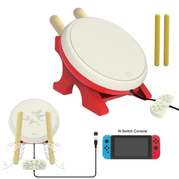 Taiko Bungu Nintendo Switch Spēļu Konsoles Drum Controller Bungu Kociņi, lai Taiko Nav Tatsujin ar Bungu Kociņi Spēļu Piederumi
