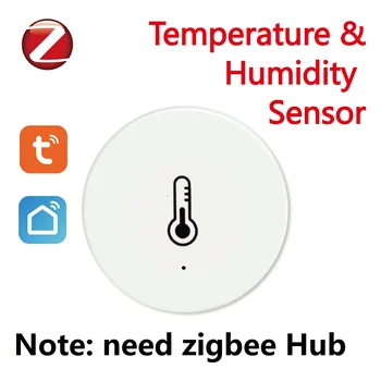 Tuya ZigBee Temperatūras Sensors Mitruma Sensors Darbu Alexa, Google Home Smart Home App Tālvadības Mājas Automatizācijas