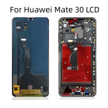 100%tests Huawei Mate 30 TAS-L09 TAS-L 29 LCD Displejs, Touch Screen Digitizer Montāža Huawei Mate 30 LCD TAS-TL00 AL00