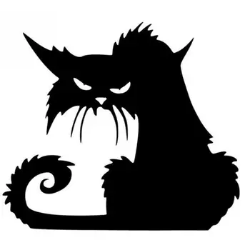 2gab Halloween Melni Kaķi Apdare Uzlīmes Noņemamas Sienas Uzlīmes Dzīves Telpu Dekorēšana Ledusskapis