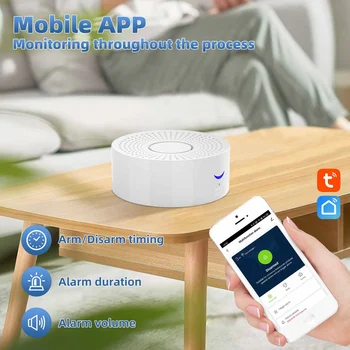 WiFi Durvju Signalizācijas Sistēma, Bezvadu DIY Smart Home Security Sistēma ar Phone Brīdinājuma Darbu ar Alexa un Google