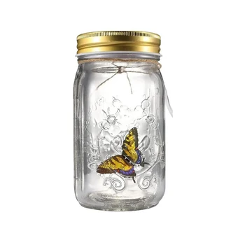 Pievienot Romantika Jūsu Mājās Imitētu Tauriņš Pudeli Led Stikla Lampa Ideāli piemērots Gultas vai Palodzes Apdare