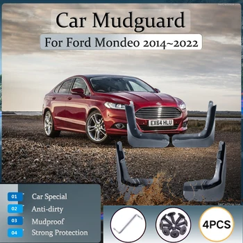 Auto Mudguard Ford Fusion Mondeo MK V CD391 2014~2022 nepievelk putekļus Riteņa Spārna Splash Guard Mudflap Deflektoru Komplekts Auto Piederumi