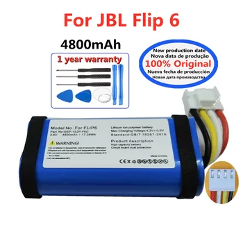 4800mAh 100% Jaunu Oriģinālo Akumulatoru JBL Flip 6 Flip6 Augstas Kvalitātes Bluetooth Skaļruni, Akumulators Bateria Batteri Ātra Piegāde