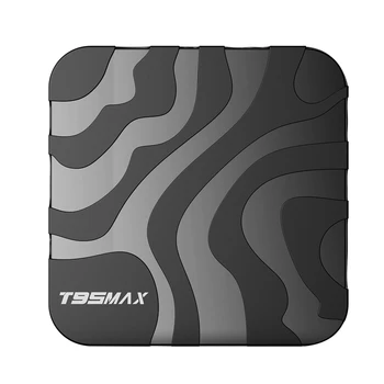 T95MAX 6K TV Kastē H618 Android 12.0 4K Media Player HDR Dual Wifi T95 Max Set Top Box ES Plug