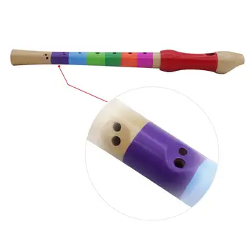 Mūzikas Instruments, Koka 8 Caurumu Soprāns Recorder Ilgi Flauta Bērnu Izglītības