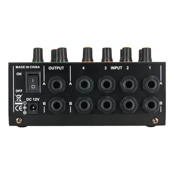 8 Kanālu Mikseris Profesionālās Compact Stereo Ekvalaizers Audio Mikseris Mūzikas Ierakstu Piemērošanu, Mikrofoni, Mājas KTV Karaoke