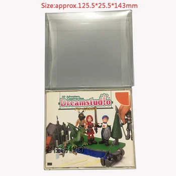 Caurspīdīgs Skaidrs lodziņā PS1/DC Dreamcast /SS spēles karti kaste plastmasas PET Protector savākšanas uzglabāšanas aizsardzības kaste