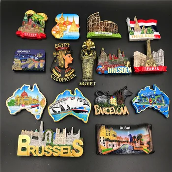 Valsts Tūrisma Suvenīru Ungārija Dubaija Taizemē, Polijā, Ēģiptē, Itālijā, Austrālijā, Vācijā, Spānijā, Beļģijā Sveķu Ledusskapja Magnēts