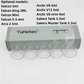 5GAB YUHETEC Stikla Vārglāzē, lai HorizonTech Falcon / Falcon King / Falcon II / Arco 2 / Arktikas V8 / Arktikas V12 / Sakerz Tvertne
