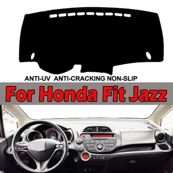 Automašīnas Paneļa Vāks Honda Fit Jazz 2010 2011 2012 2013 Automobiļu Dash Mat Dash Pad DashMat Paklāju ANti-UV NON-Slip