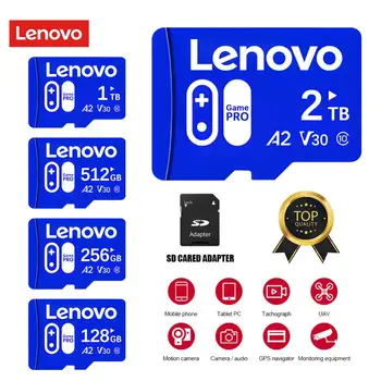 Lenovo 1TB Atmiņas Kartes Micro TF SD atmiņas Karte, Class 10 atmiņas karte SD Kartes 128GB SD Flash atmiņas kartes cartao de memoria tvaika klāja nintendo 64