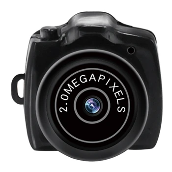 Tiny Mini Kameru, HD Video Audio Diktofonu Webcam Y2000 Videokamera Nelielu Drošības Noslēpums, Aukle Auto Sporta Mini Cam