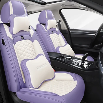 Augstas kvalitātes pielāgošana Ādas Automašīnu Sēdekļu Vāks Tesla visas medels modeļi 3 Model S MODEĻA model X Y Spilvenu Piederumi