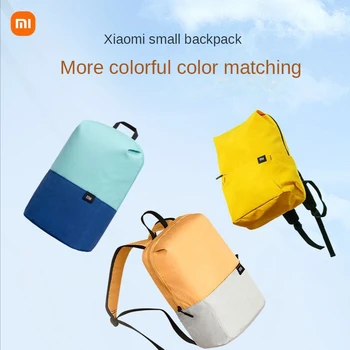 Xiaomi Mugursoma Krāsains Vīriešu un Sieviešu Ceļojumu Vasaras Ūdensizturīgs Modes Viegls Vīriešu un Sieviešu Schoolbag Mugursoma
